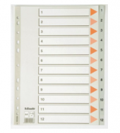 ESSELTE SEPARATÖR A4 1-12 RAKAM SLT-100106 - 1