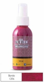 ARTDECO SPREY KUMAŞ BOYASI BORDO 1206 100 ML ÜCRETSİZ KARGO - 1
