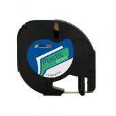 DYMO LETRATAG MUADİL PLASTİK ETİKET YEŞİL 12MM X 4 METRE ÜCRETSİZ - 1