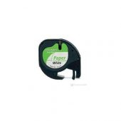 DYMO LETRATAG KAĞIT ETİKET (BEYAZ) 12MM X 4 METRE 59421 - 1