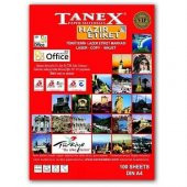 Tanex TW-2180 - 37 x 14,25 mm Laser Etiket 100 Adet Ücretsiz Karg - 1