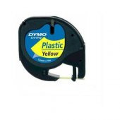 DYMO LETRATAG PLASTİK ETİKET SARI 59423 ÜCRETSİZ KARGO - 1