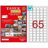 Tanex TW-2065 Etiket 38.1 mm x 21.12 mm Ücretsiz Kargo - 1