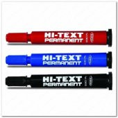 HI-TEXT 830 PB YUVARLAK UÇLU PERMANENT MARKER KOLİ KALEMİ 3 RENK - 1