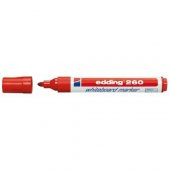 Edding 260 Silinebilir Yazı Tahtası Kalemi Kırmızı Board Marker 10 Adet - 1