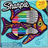 SHARPİE FİNE PERMANENT MARKER 28Lİ BALIK ÖZEL SERİ 2061125 - 1