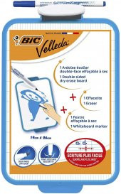 BİC MİNİ BEYAZ YAZI TAHTASI 1218 + KALEM 1721 + SİLGİ - 1