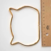 Metal Çanta Sapı Kedi thumbnail 7