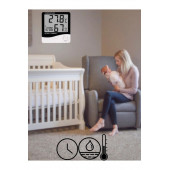 50 Adet Dijital Termometre Sıcaklık Ve Nem Ölçer Masa Saati Alarm A33 - (50 Adet.). - 4