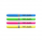 Bic Fosforlu Kalem Brite Liner Pastel 4 Renk - 4