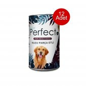 Perfect Parça Kuzu Etli Köpek Konservesi 400 gr - 12 Adet - 1