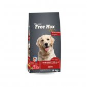 FREE MAX KUZU ETLİ YETİŞKİN KÖPEK MAMASI 15 KG - 1
