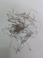 Nikel Kaplama Halkalı Takı Çivisi 1 Kg 30mm - 2