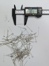 Nikel Kaplama Halkalı Takı Çivisi 1 Kg 30mm - 4