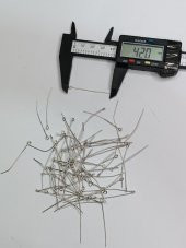 Nikel Kaplama Halkalı Takı Çivisi 1 Kg 42mm - 4