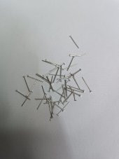 Nikel Kaplama Düz Takı Çivisi 1Kg 16mm - 2