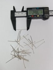 Nikel Kaplama Düz Takı Çivisi 1Kg 30mm - 4