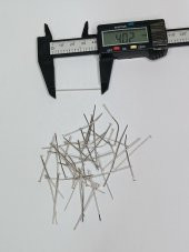 Nikel Kaplama Düz Takı Çivisi 1Kg 40mm - 4