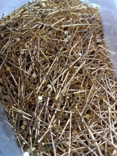 Nikel Kaplama Düz Takı Çivisi Sarı 1Kg 35mm - 3