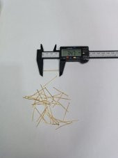 Nikel Kaplama Düz Takı Çivisi Sarı 1Kg 35mm - 4