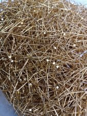 Nikel Kaplama Düz Takı Çivisi Sarı 1Kg 50mm - 3