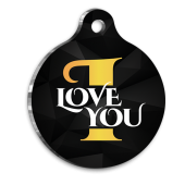 I Love You Pet Tag - 1