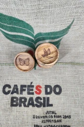 Ahşap Fincan Ve Bardak Altlığı 6lı Kahve Altı - 1