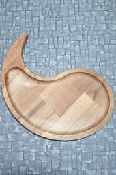 Ahşap Kayın Çerezlik-kahvaltılık Ve Servis- Sunum Tabağı Kz10142 - 2