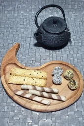 Ahşap Kayın Çerezlik-kahvaltılık Ve Servis- Sunum Tabağı Kz10142 - 3