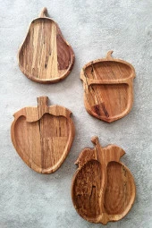 Çerezlik Sunum Tabağı Servis Tabağı 4 Parça Dekoratif - 1