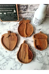 Çerezlik Sunum Tabağı Servis Tabağı 4 Parça Dekoratif - 2