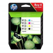 HP 912XL 3YP34AE CMYK Orjinal Set Kartuş - 1