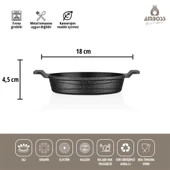 Amboss Astral 3 Parça Granit Döküm Sahan Seti (Tava) thumbnail 3