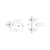 832511 Newarc Premium Krom Banyo Bataryası - 2