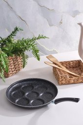 Pankek Tavası 28 Cm Tava Granit Tava Yanmaz Yapışmaz Tava - 1