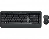 Logitech MK540 Kablosuz Klavye ve Mouse Seti, Unifying USB Alıcı, 10 m Kullanım Mesafesi, Sıvı Dökülmesine Dayanıklı, Ayarlanabilir Yükseklik, Siyah - 1