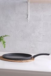 Gözleme Tavası 30 Cm Granit Bazlama Lavaş Tavası thumbnail 1