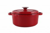 Porland Sapore Kırmızı Döküm Derin Tencere 20 Cm 04Fst002564 - 3