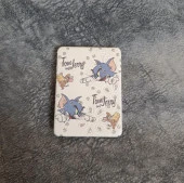 Cep Ayna Makyaj Çanta Seyehat Taşınabilir Tom Ve Jerry Ayna Kozmetik - 4
