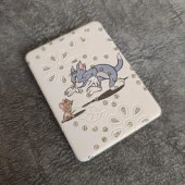 Cep Ayna Makyaj Çanta Seyehat Taşınabilir Tom Ve Jerry Ayna Kozmetik - 5