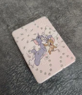 Cep Ayna Makyaj Çanta Seyehat Taşınabilir Tom Ve Jerry Ayna Kozmetik - 6