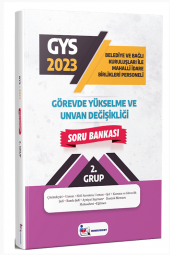 2023 GYS Belediye ve Bağlı Kuruluşları ile Mahalli İdare Birlikleri 2. Grup Soru Bankası Memur Sınav Yayınları - 1