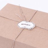 Sticker, rezerve, 6 cm  80 adet - 1