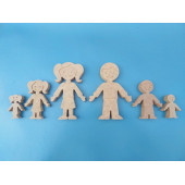 Çocuklara ahşap boyama seti. Okul öncesi etkinlik. Eğitici Ahşap Boyası. Oyuncak Hayvan ( SET 1 ) - 1