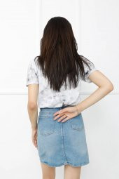 Bati̇k Desenli Crop Füme - 411.0311. - 3