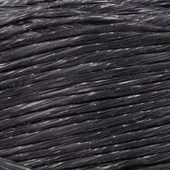Polyester Yıkanabilir Kağıt İp Siyah - 2