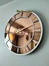 GERÇEK AYNALI DEKORATİF DUVAR SAATİ (50 CM) - 2
