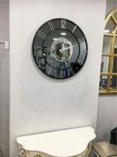 GERÇEK AYNALI DEKORATİF DUVAR SAATİ (40 CM) - 2