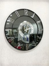 GERÇEK AYNALI DEKORATİF DUVAR SAATİ (50 CM) - 1