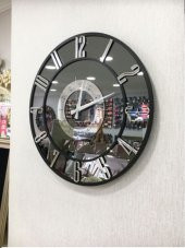 GERÇEK AYNALI DEKORATİF DUVAR SAATİ (50 CM) - 3